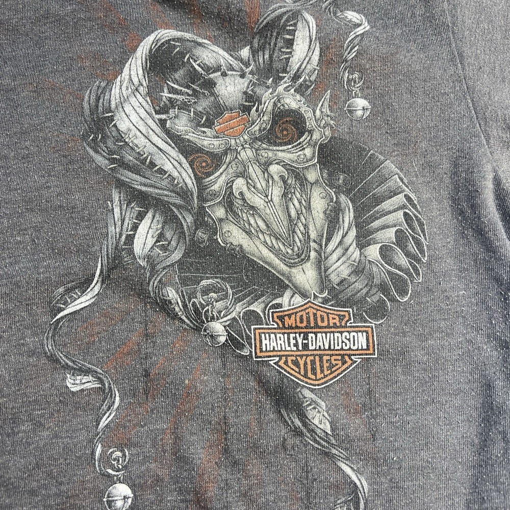 Vtg USA Harley Davidson Stuttgart Germany Men's Shirt Size Small Gray Biker - Picture 6 of 16